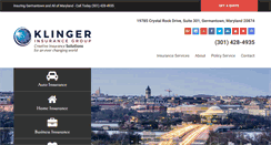 Desktop Screenshot of klingerinsurancegroup.com